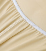 Sicili 1200 Threads Long-staple Cotton Solid Colour Series - Mandarin with Sand Color (SP155)