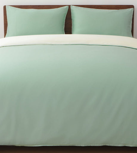 Sicili 1200針純色長絨棉系列 - 鵠白配水綠色 (SP156)