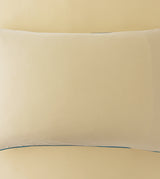 Sicili 1200針純色長絨棉系列 - 沙色配墨青色 (SP157)