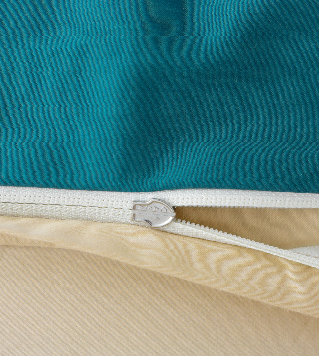 Sicili 1200針純色長絨棉系列 - 沙色配墨青色 (SP157)