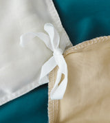 Sicili 1200針純色長絨棉系列 - 沙色配墨青色 (SP157)