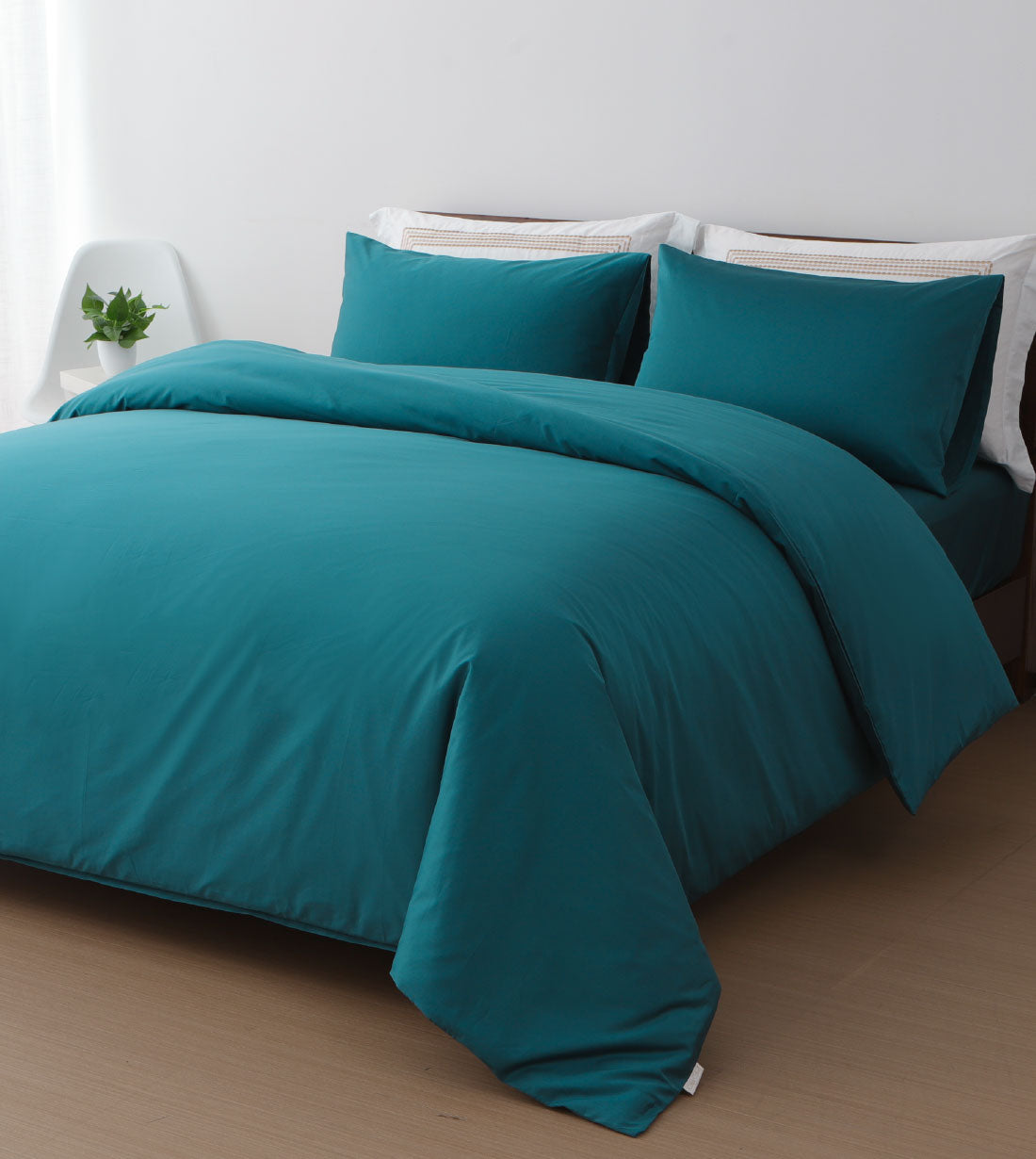Sicili 1200 Threads Long-staple Cotton Solid Colour Series - Peacock Green (SP158)