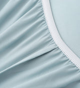 Sicili 1200 Threads Long-staple Cotton Solid Colour Series - Light blue with Mist Water Blue (SP169)