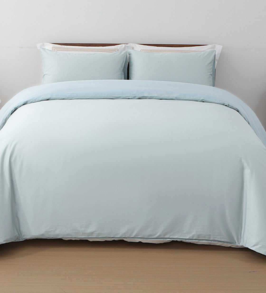 Sicili 1200 Threads Long-staple Cotton Solid Colour Series - Light blue with Mist Water Blue (SP169)