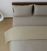 Sicili 1200 Threads Long-staple Cotton Solid Colour Series - Pale Sage with Rikyu Grey (SP170))
