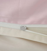 Sicili 1200 Threads Long-staple Cotton Solid Colour Series - Peach Pearl Pink with Light Cream (SP171)