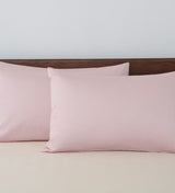 Sicili 1200 Threads Long-staple Cotton Solid Colour Series - Peach Pearl Pink with Light Cream (SP171)