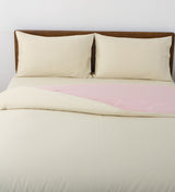 Sicili 1200 Threads Long-staple Cotton Solid Colour Series - Peach Pearl Pink with Light Cream (SP171)