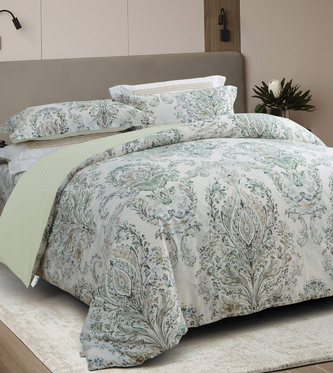 Toscana 1200針長絨棉活性印花貢緞系列 (TF305)