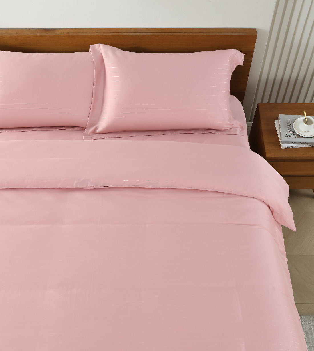 Casa Calvin Sicili 1300針銀離子全天絲™系列- 山櫻粉(TT803) – Casablanca卡撒天嬌